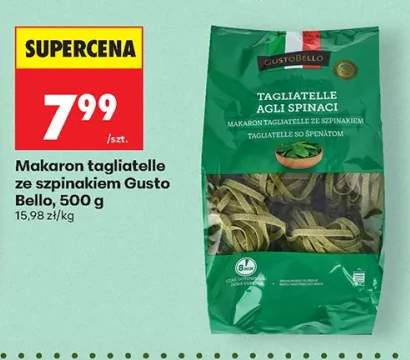 Makaron tagliatelle ze szpinakiem Gusto Bello