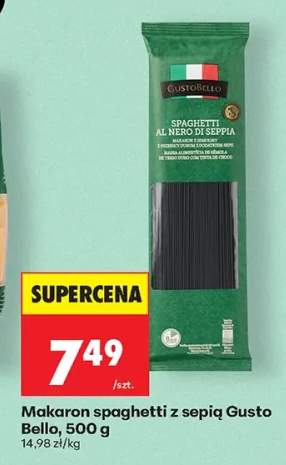 Makaron spaghetti z sepią Gusto Bello