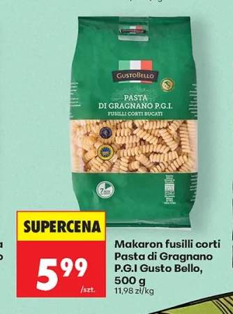 Makaron fusilli corti Pasta di Gragnano P.G.I. Gusto Bello