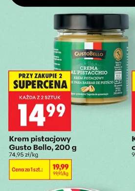 Krem pistacjowy Gusto Bello