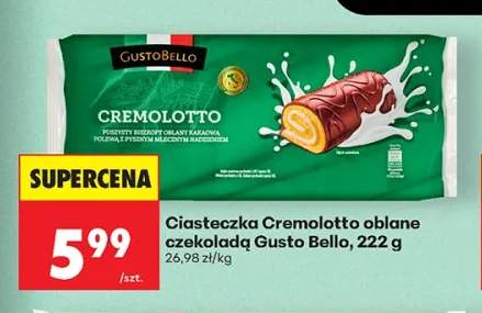 Ciasteczka Cremolotto oblane czekoladą Gusto Bello