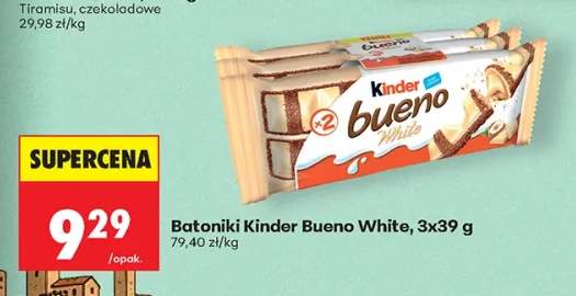 Batoniki Kinder Bueno White 3-pak