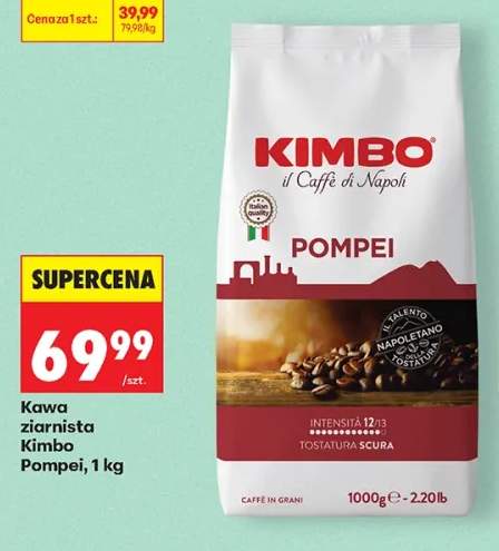 Kawa ziarnista Kimbo Pompei