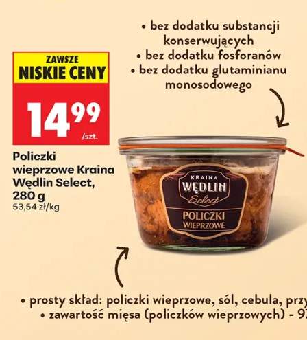 Policzki wieprzowe Kraina Wędlin Select