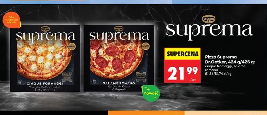 Pizza Suprema cinque formaggi Dr.Oetker +1 wariant
