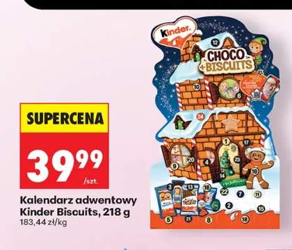 Kalendarz adwentowy Kinder Biscuits