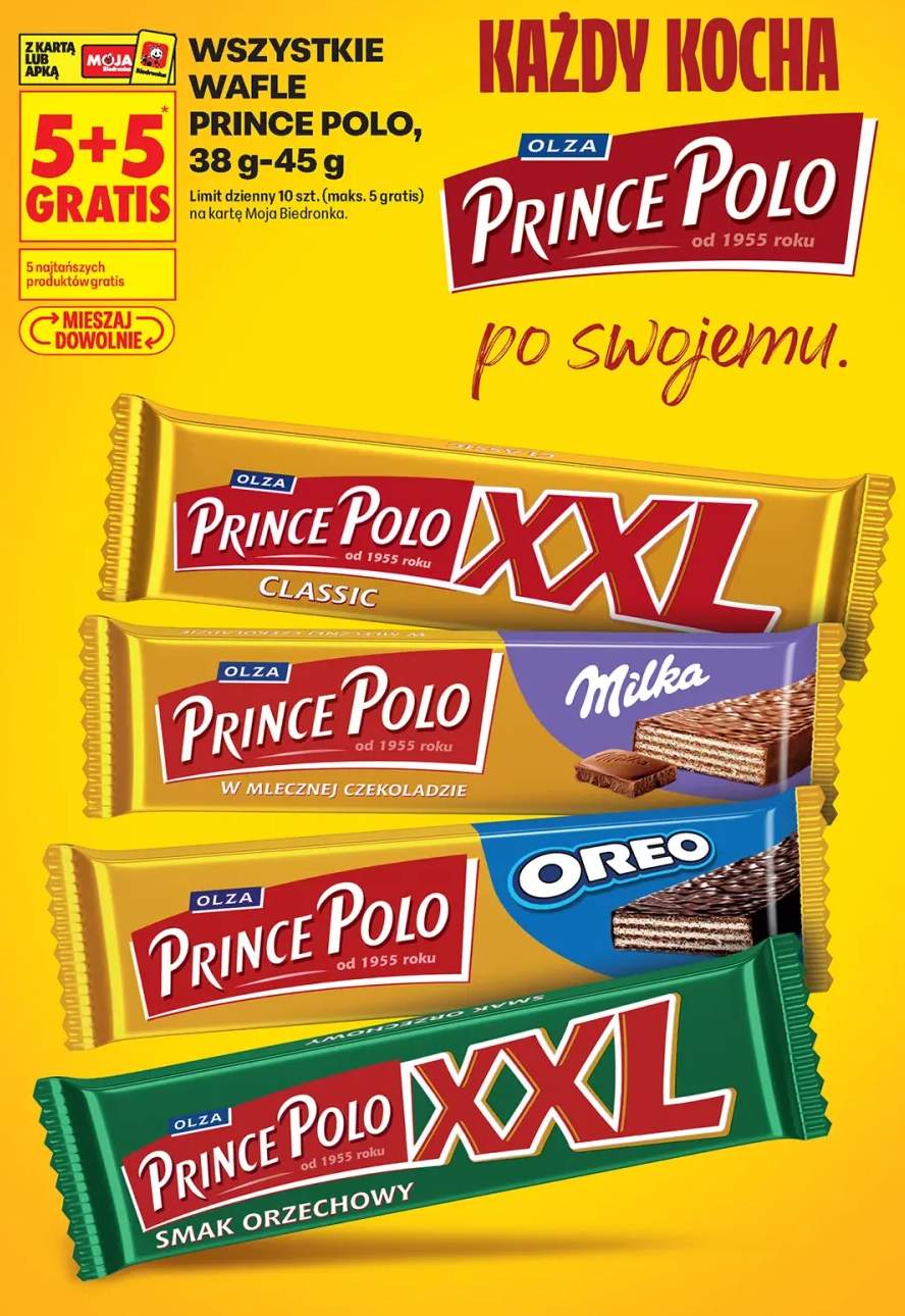 Wafle Prince Polo +4 warianty