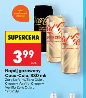 Napój gazowany Coca-Cola Creamy Vanilla +2 warianty