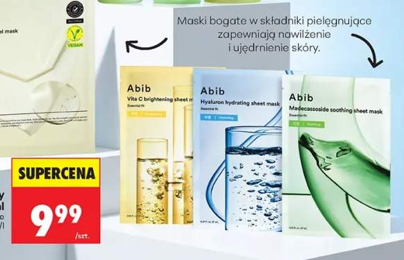 Maseczka do twarzy w płachcie Abib