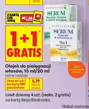 Olejek do pielęgnacji włosów Bioèlixire