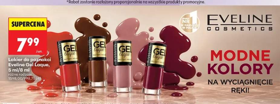 Lakier do paznokci Eveline Gel Laque
