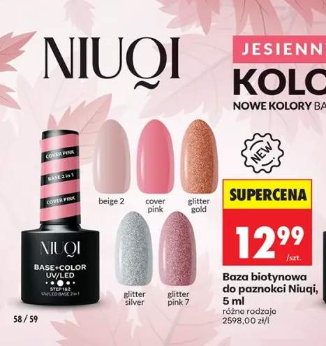 Baza biotynowa do paznokci Niuqi