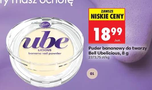 Puder bananowy do twarzy Bell Ubelicious