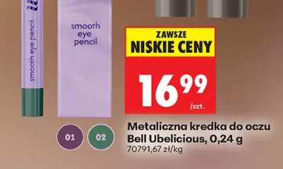 Metaliczna kredka do oczu Bell Ubelicious