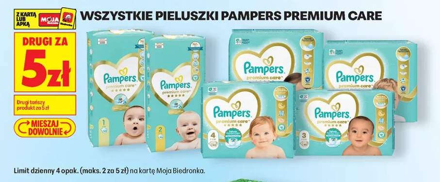 Pieluszki Pampers Premium Care