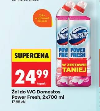 Żel do WC Domestos Power Fresh 2-pak