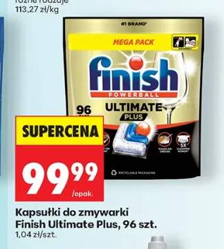 Kapsułki do zmywarki Finish Ultimate Plus