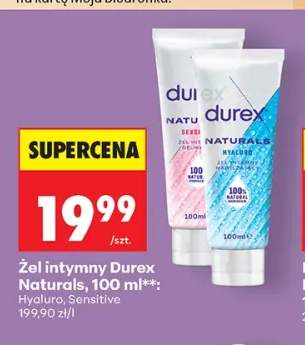 Żel intymny Durex Naturals Hyaluro +1 wariant