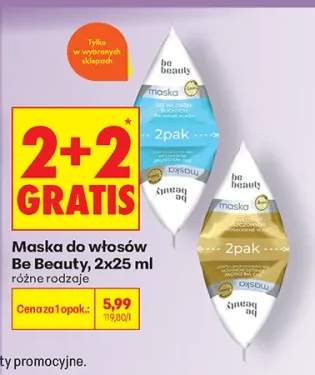 Maska do włosów Be Beauty 2-pak