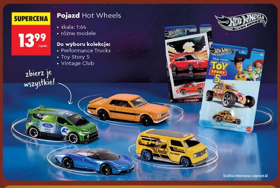 Pojazd Hot Wheels Performance Trucks +2 warianty