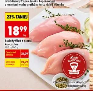 Świeży filet z piersi kurczaka