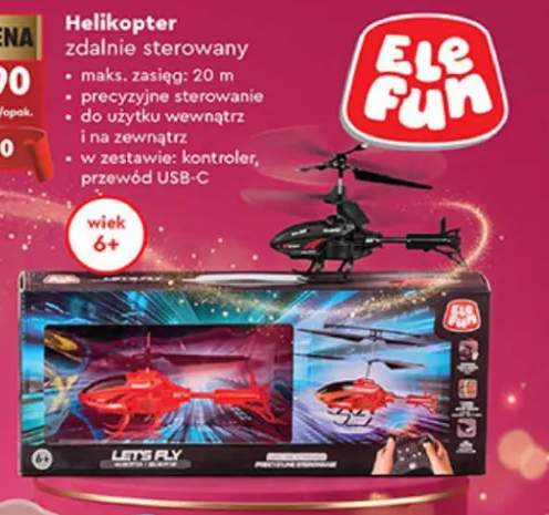 Helikopter zdalnie sterowany Elefun