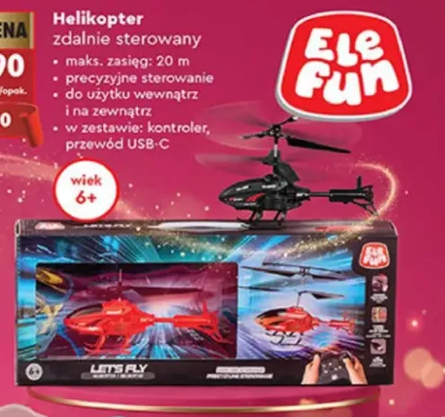 Helikopter zdalnie sterowany Elefun