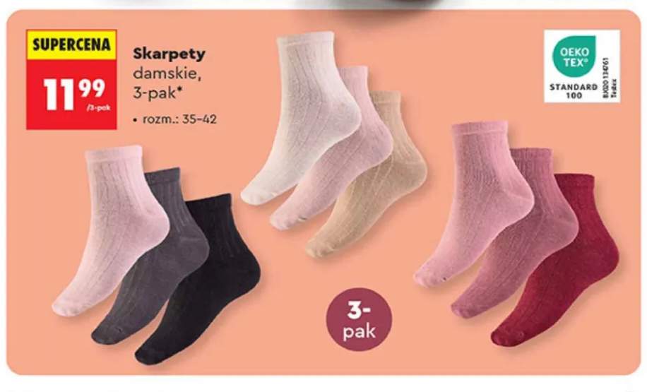 Skarpety damskie 3-pak