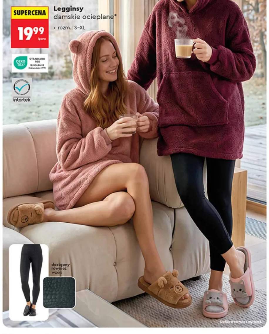 Legginsy damskie ocieplane Clevé