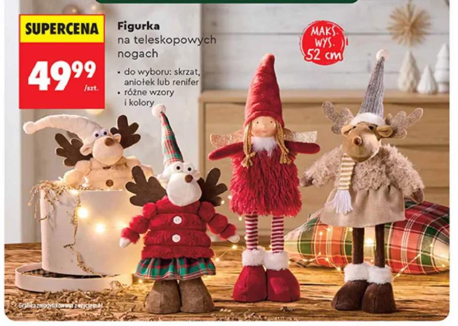 Figurka na teleskopowych nogach skrzat +2 warianty