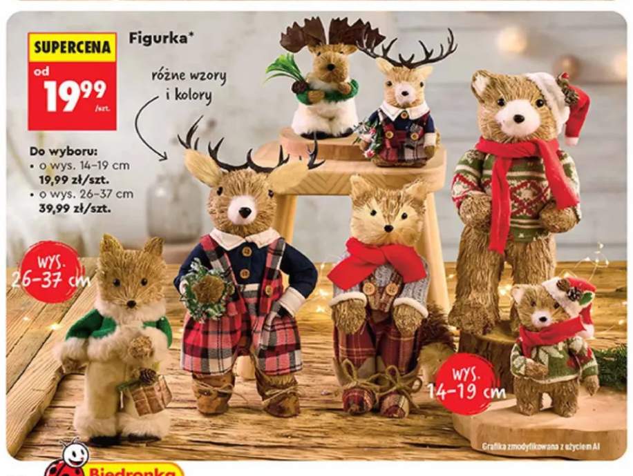 Figurka wys. 14-19 cm +1 wariant