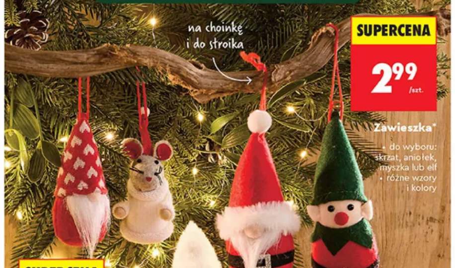 Zawieszka skrzat 10 cm +3 warianty