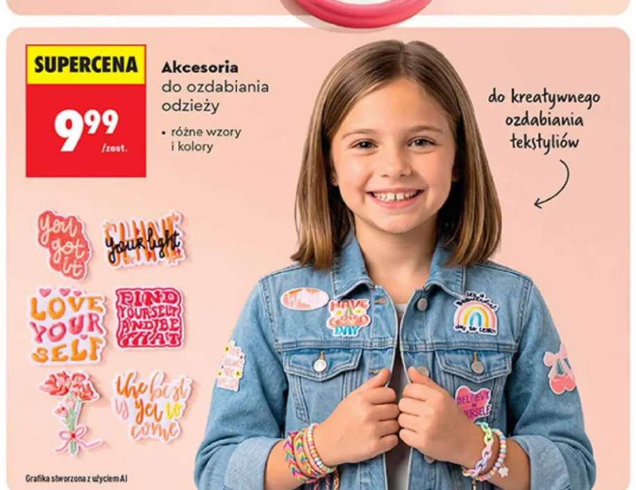 Akcesoria do ozdabiania odzieży