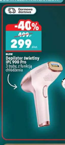 Depilator świetlny Ipl 900 Pro 3 tryby z funkcją chłodzenia Blow