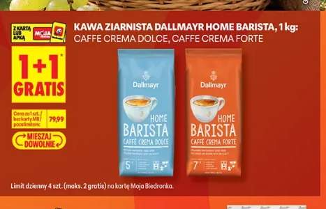Kawa ziarnista Dallmayr Home Barista Caffè Crema Dolce +1 wariant