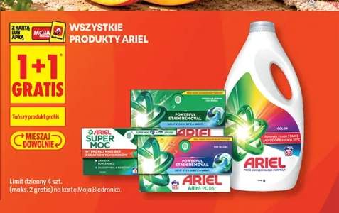Produkty Ariel +3 warianty