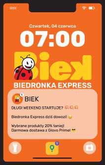 Okładka gazetki Biedronka