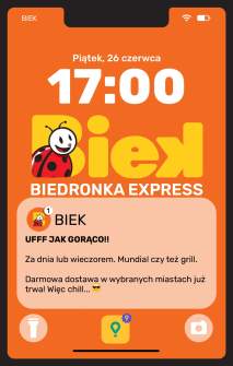 Okładka gazetki Biedronka