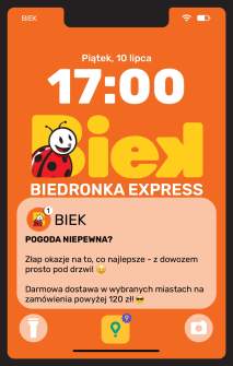Okładka gazetki Biedronka