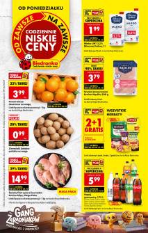 Okładka gazetki Biedronka